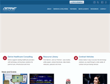 Tablet Screenshot of derivehealthcare.com